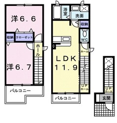 ノイ・アインズ　Ｂ棟の物件間取画像